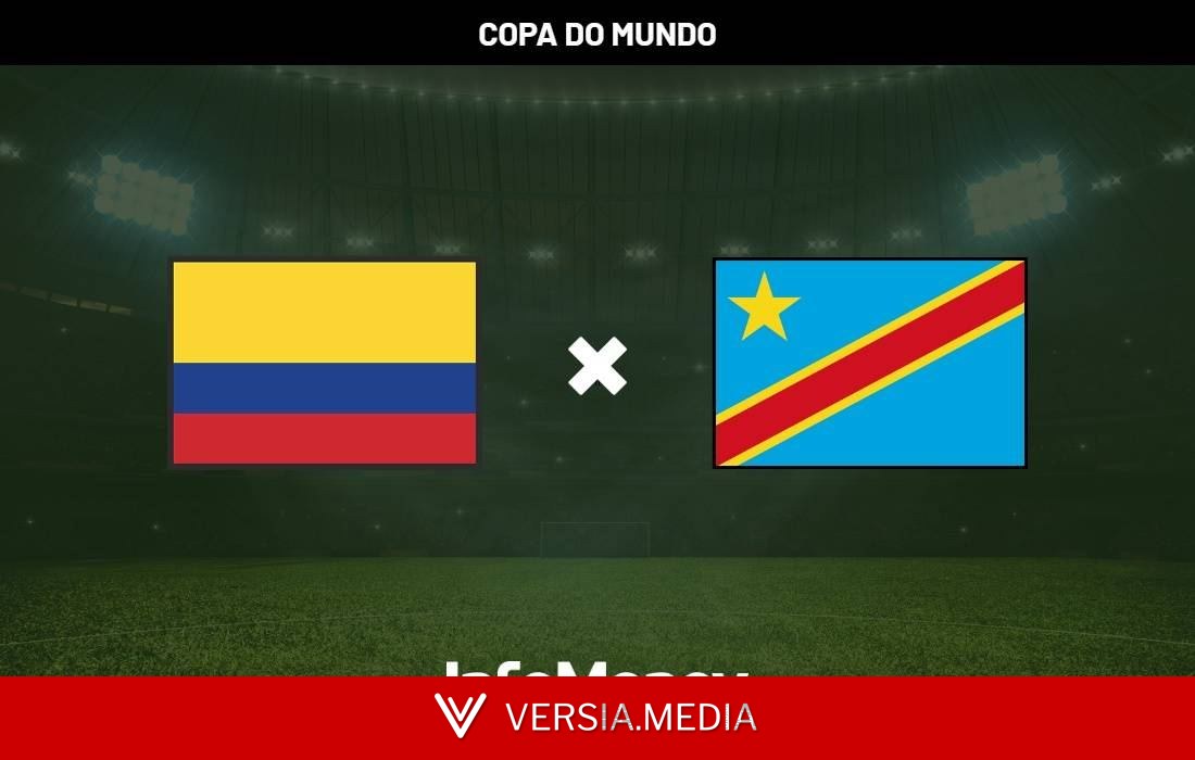 Onde assistir Colômbia x RD Congo?